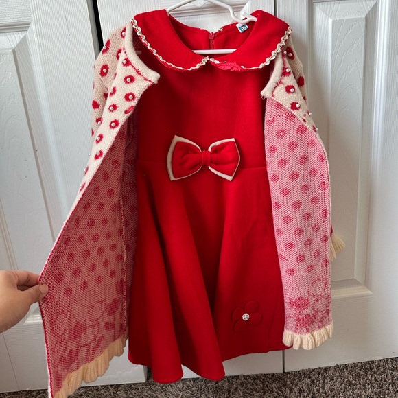 Girls Holiday Dress Set - Picture 2 of 4